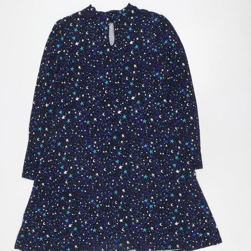 Marks and Spencer Women's Black Geometric Dress Size 14