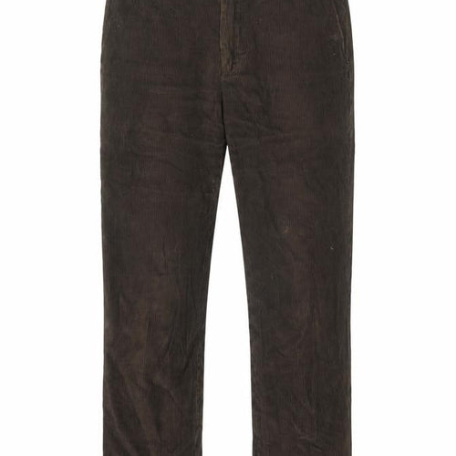 Marks and Spencer Men's Brown Corduroy Dress Pants