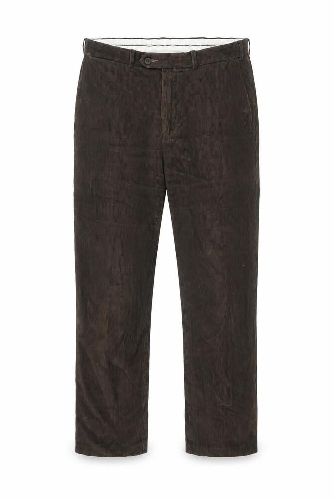 Marks and Spencer Men's Brown Corduroy Dress Pants