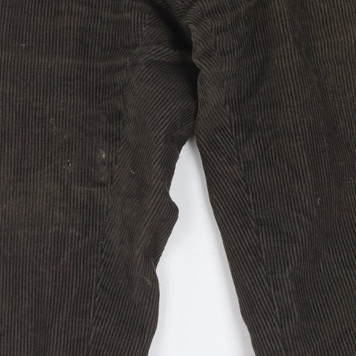 Marks and Spencer Men's Brown Corduroy Dress Pants