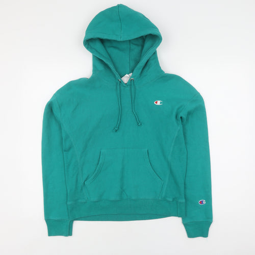 Champion Women's Green Small Hoodie with Logo