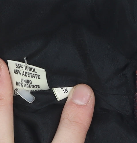 Viyella Women's Brown Paisley Pencil Skirt Size 18