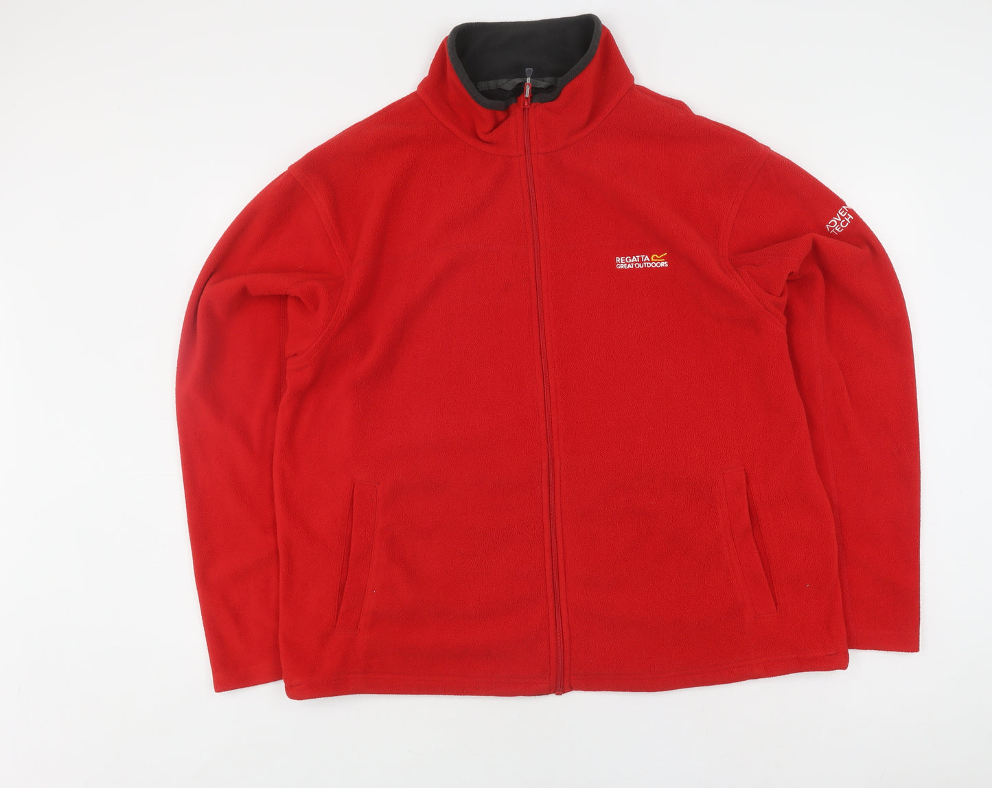 Regatta Great Outdoors Men's Red XL Full Zip Fleece Sweatshirt