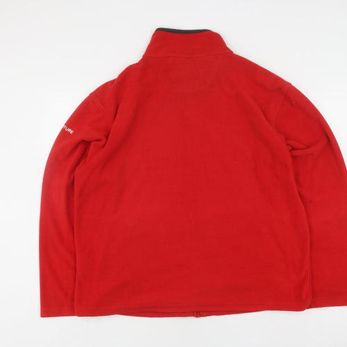 Regatta Great Outdoors Men's Red XL Full Zip Fleece Sweatshirt