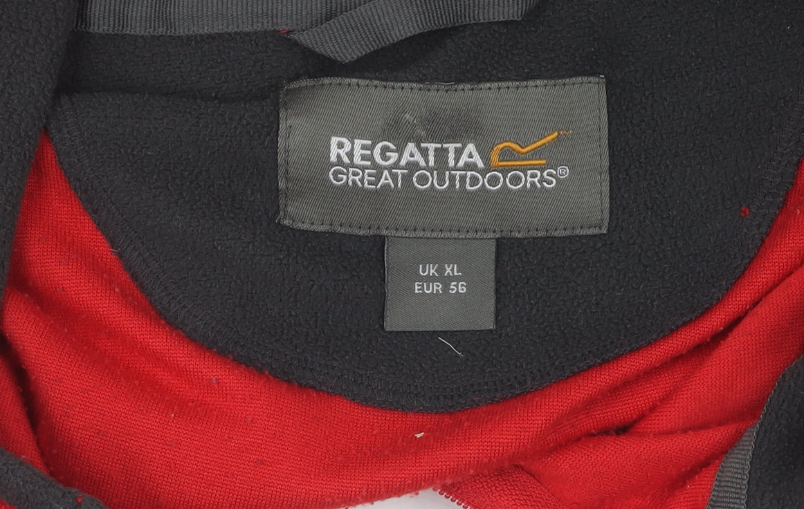 Regatta Great Outdoors Men's Red XL Full Zip Fleece Sweatshirt