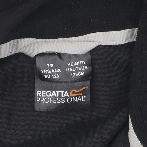 Regatta Boys' Black Fleece Zip Sweatshirt, 9-10 Years