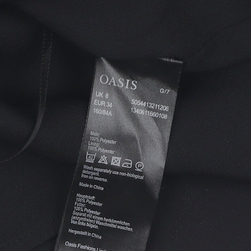 Oasis Women's Black V-Neck Tank Top - Size 8