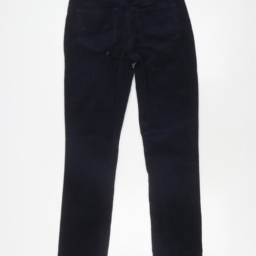 Lands' End Women's Black Straight Corduroy Jeans