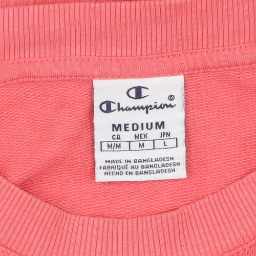 Champion Women's Pink Pullover Sweatshirt M