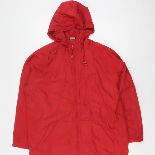 Dunnes Stores Women's Red Basic Cape Jacket Size 12