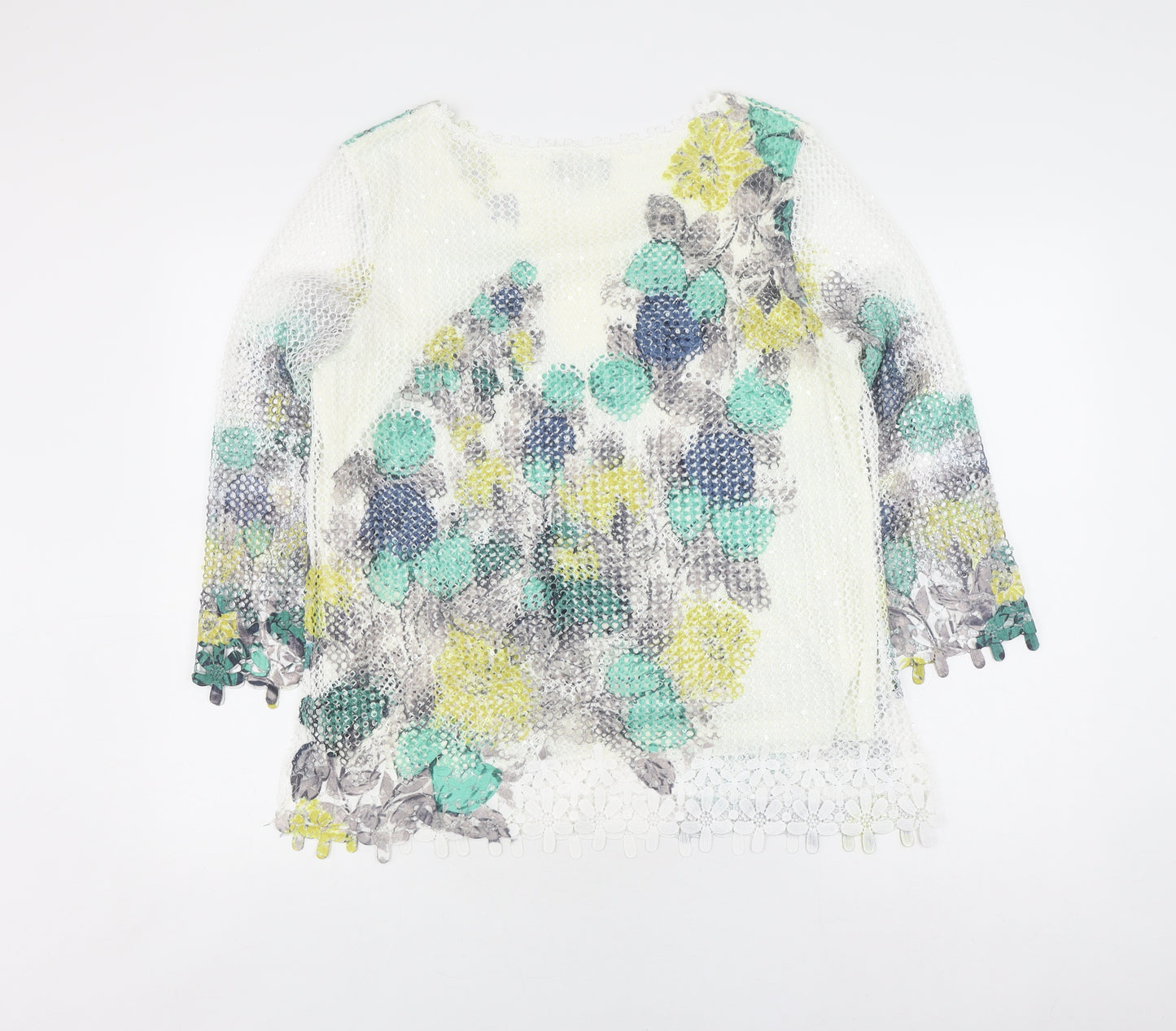 Klass Women's Multicoloured Floral Tunic Blouse - Size L