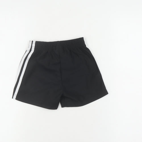 Adidas Boys Black Athletic Shorts 2-3 Years
