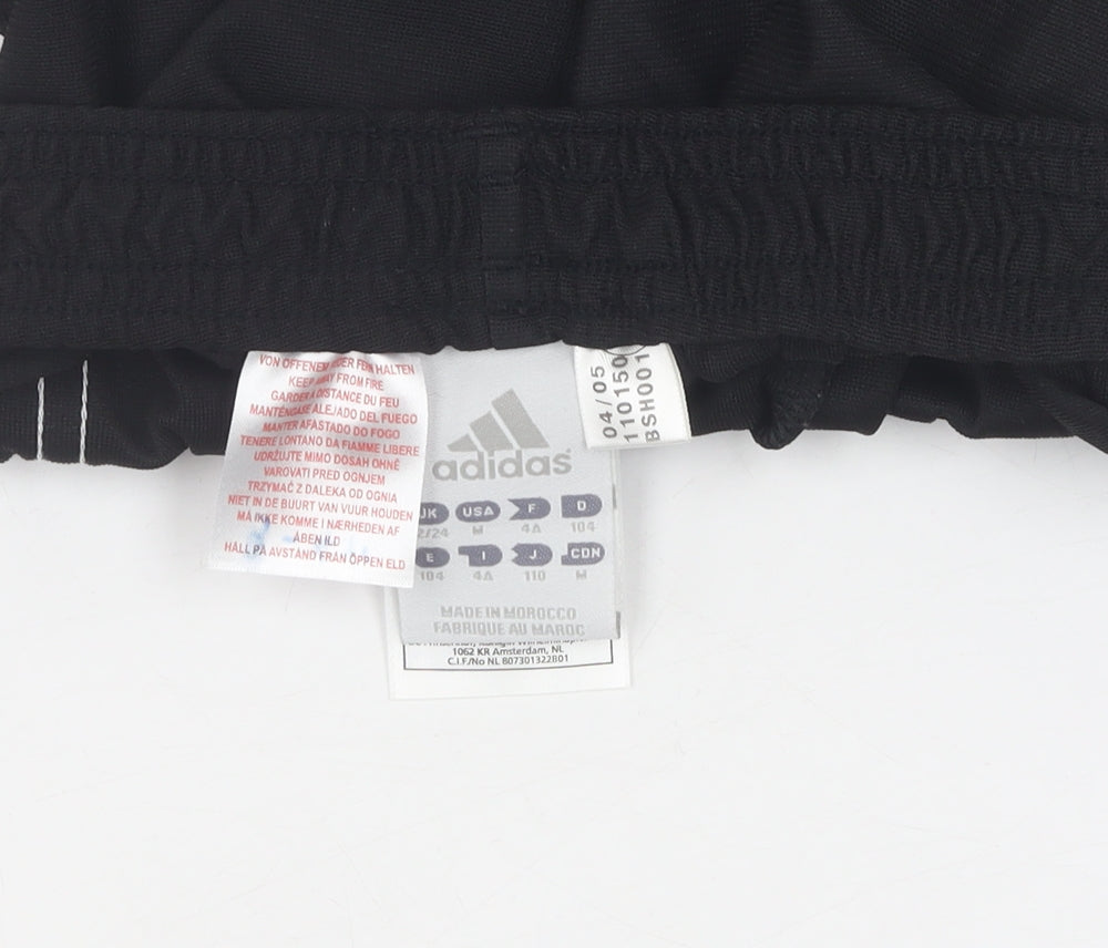 Adidas Boys Black Athletic Shorts 2-3 Years