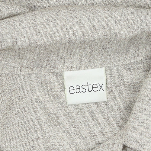 Eastex Women's Beige Button-Up Shirt UK 14
