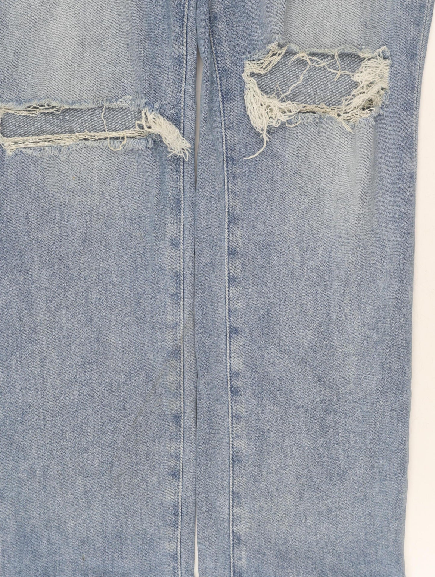 Paige Women's Blue Distressed Boyfriend Jeans, Size 29