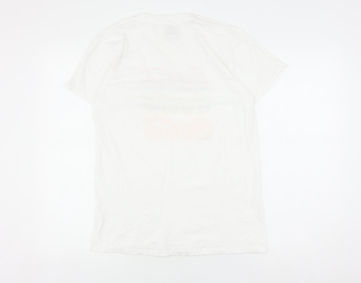 Coca-Cola Unisex White M Retro Graphic Tee