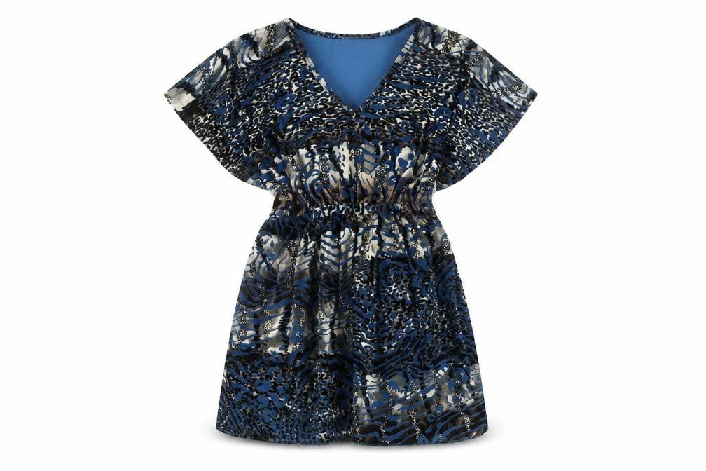 Front view of Marks & Spencer Women's Blue Tunic Blouse