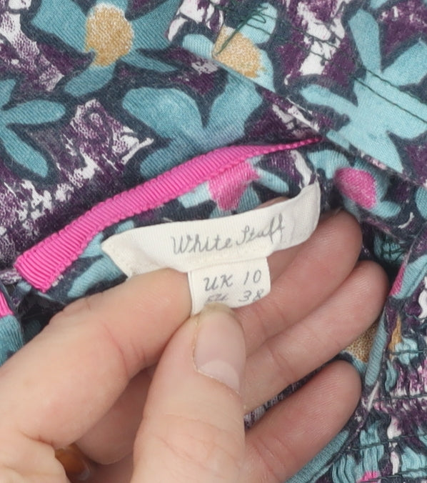 White Stuff Women's Floral Blouse Size 10