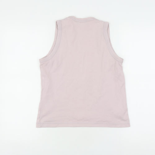 Great Plains Women's Ivory Tank Top, Size M, Cotton, Scoop Neck