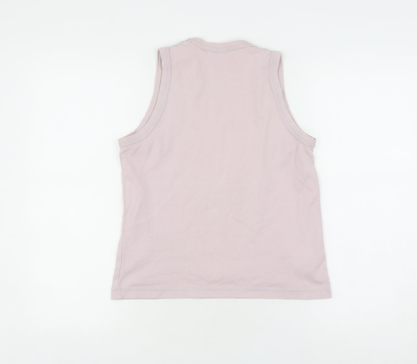 Great Plains Women's Ivory Tank Top, Size M, Cotton, Scoop Neck