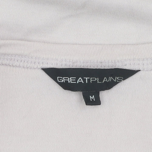 Great Plains Women's Ivory Tank Top, Size M, Cotton, Scoop Neck