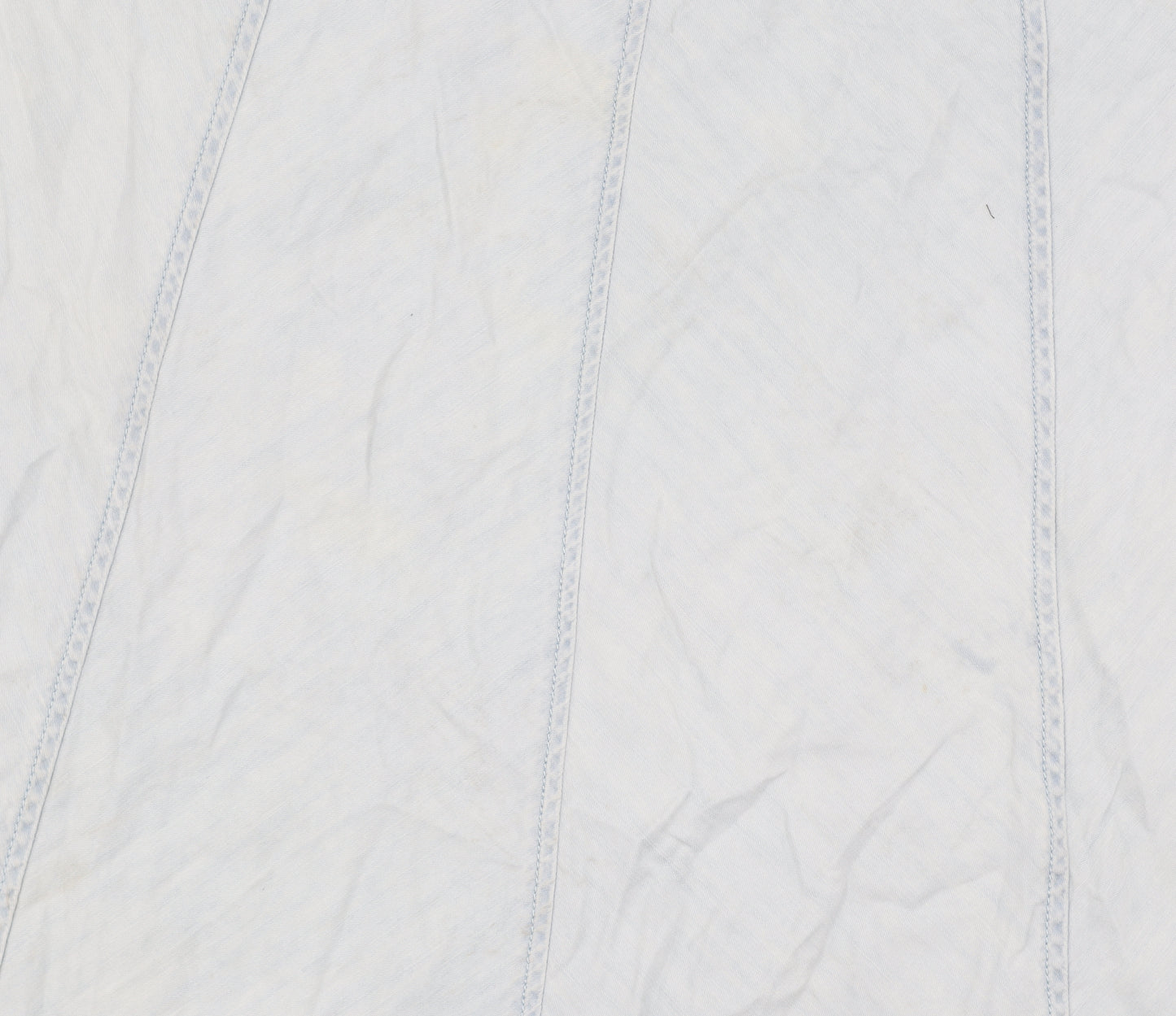 Marks & Spencer Women's Blue Midi A-Line Skirt Size 16