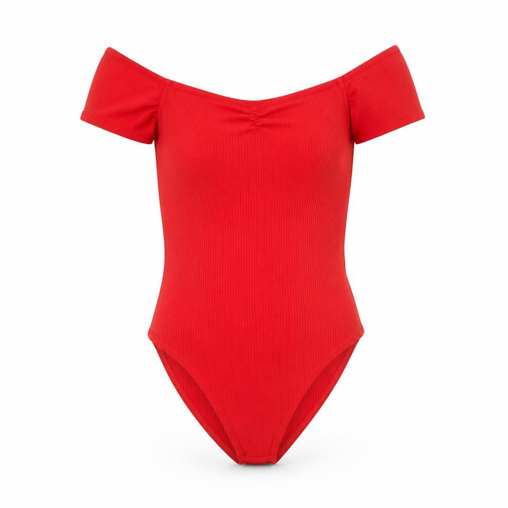 Women's Red Off the Shoulder T-Shirt, S, & Other Stories