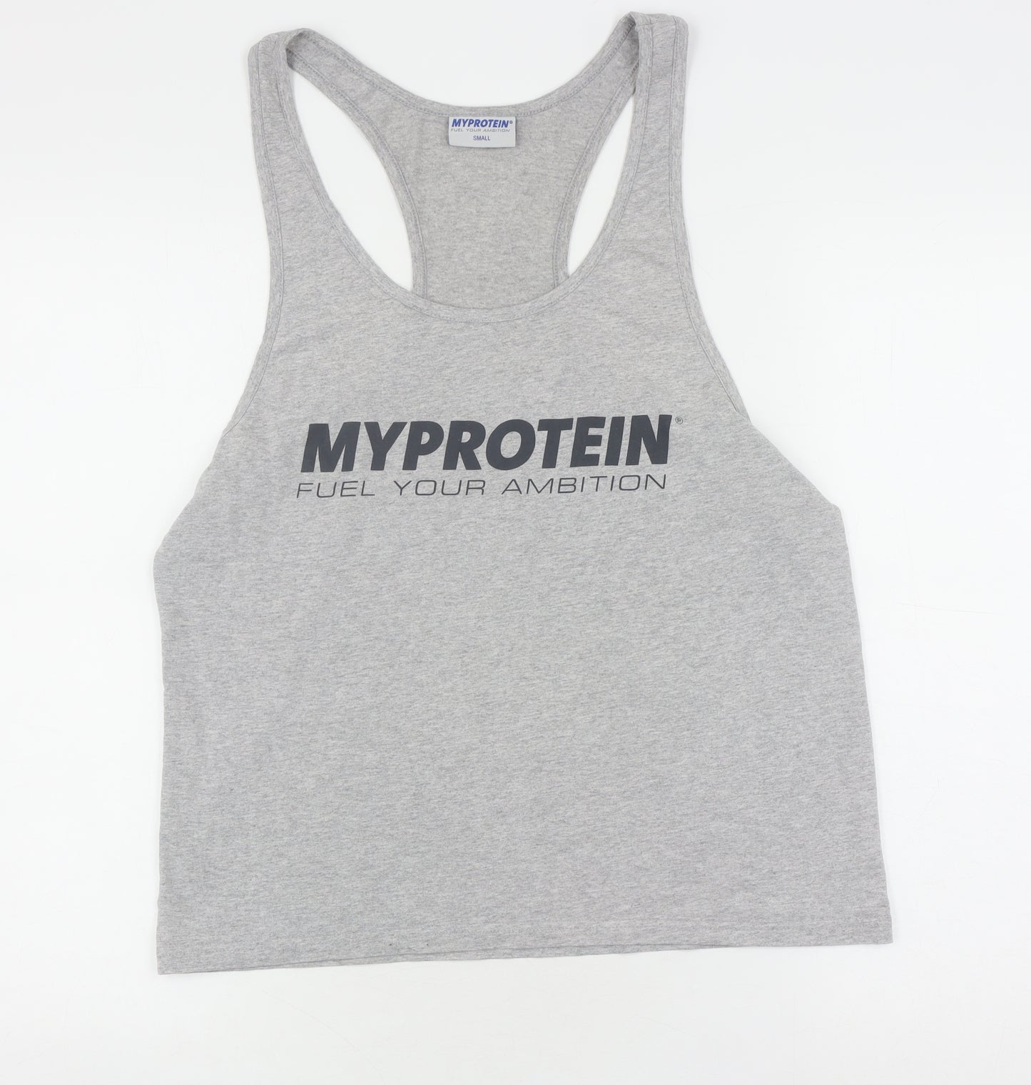 MyProtein Men's Grey Tank for Gym & Training, Size S