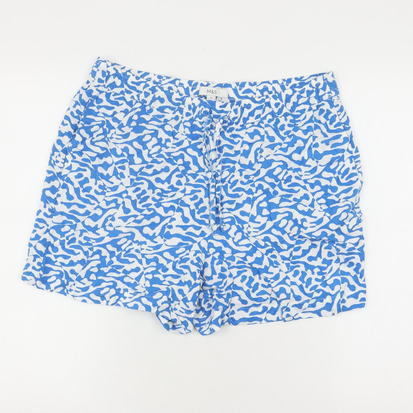 Marks and Spencer Women's White Shorts Size 16