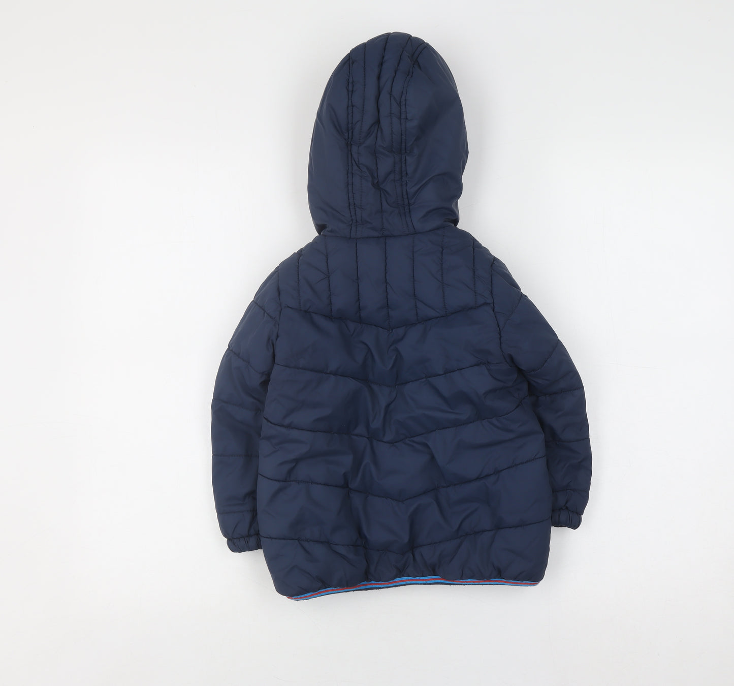 Marks and Spencer Boys Blue Puffer Jacket 3-4 Years Winter