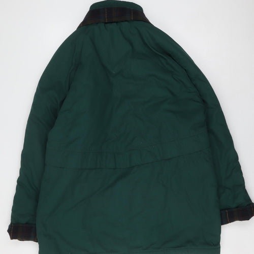 Outerwear Men's Green Parka Jacket XL Hooded Casual Winter Coat