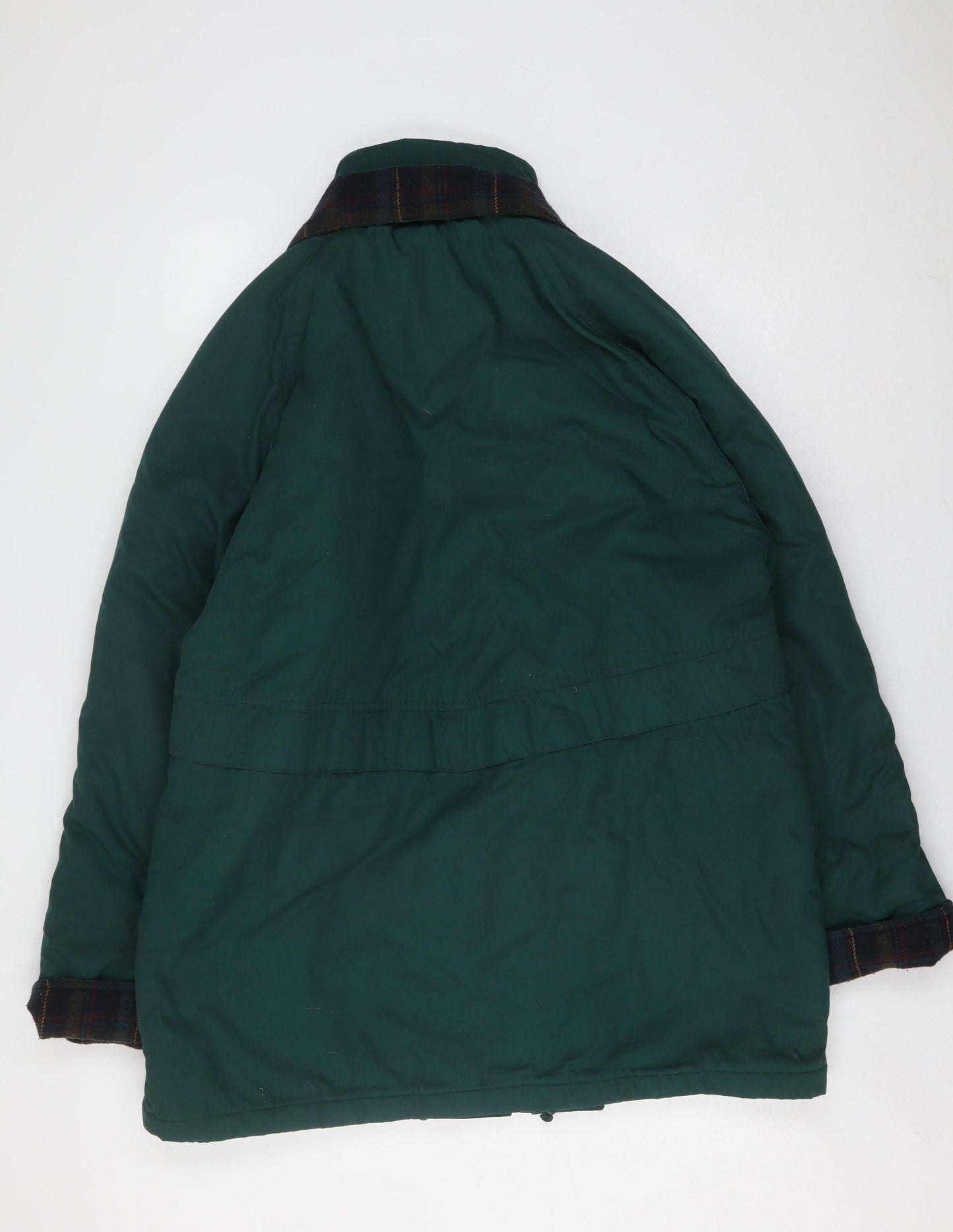 Outerwear Men's Green Parka Jacket XL Hooded Casual Winter Coat