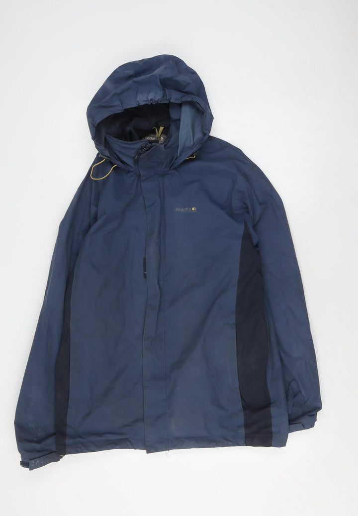 Regatta Men's Blue Hooded 3-in-1 Jacket, M, Regular Fit