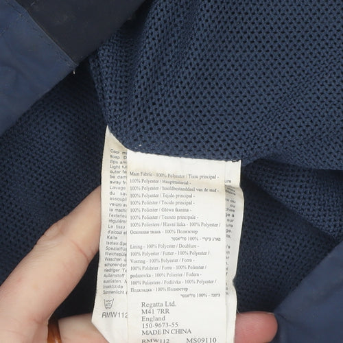 Regatta Men's Blue Hooded 3-in-1 Jacket, M, Regular Fit
