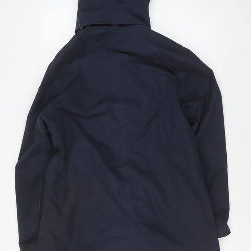 Arctic Storm Women's Blue Rain Coat Size 12, Lined, Hooded