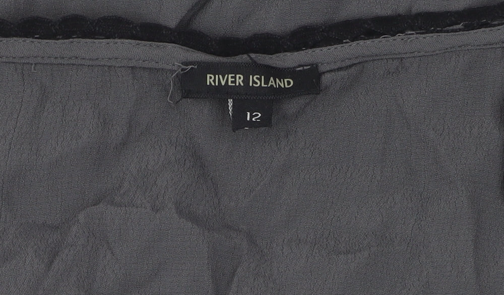River Island Women's Grey Camisole Size 12