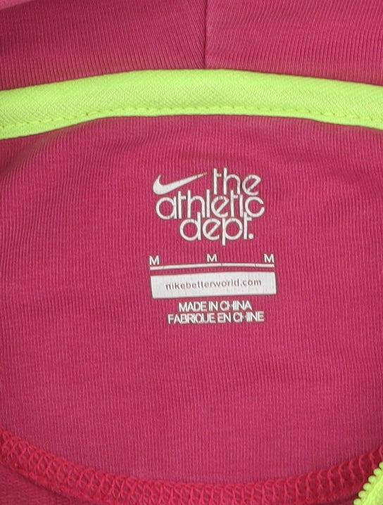 Nike Women's Pink Hooded Track Jacket M
