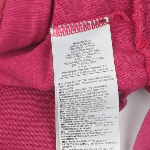 Nike Women's Pink Hooded Track Jacket M