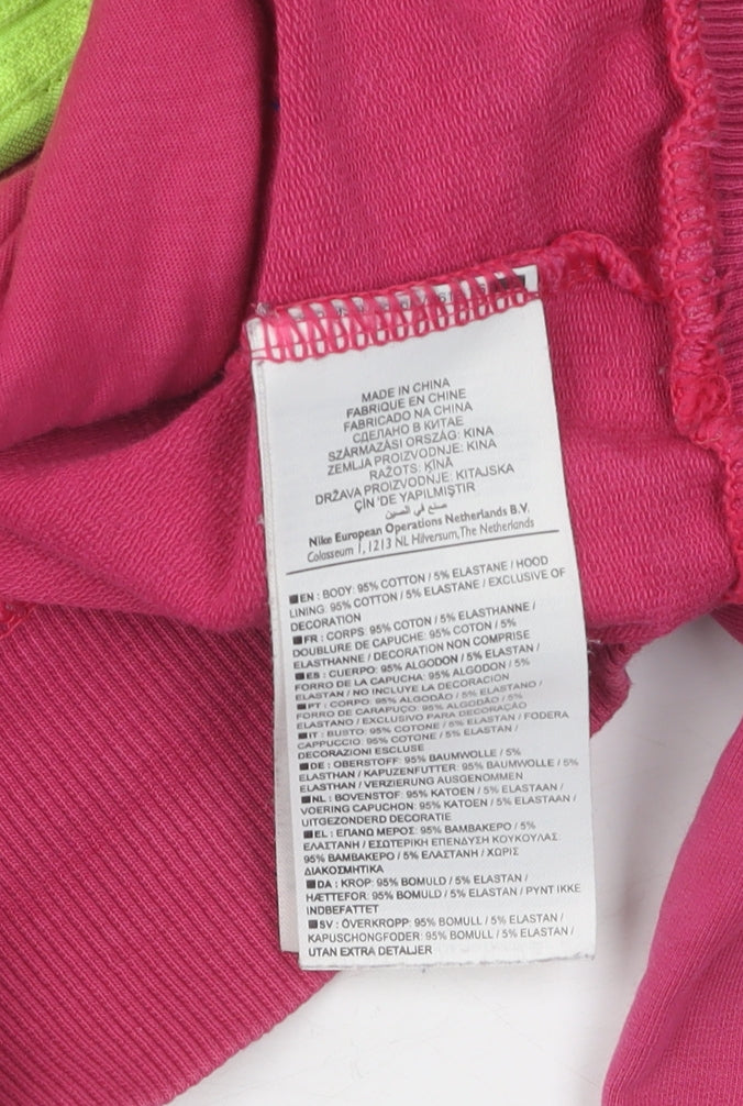 Nike Women's Pink Hooded Track Jacket M