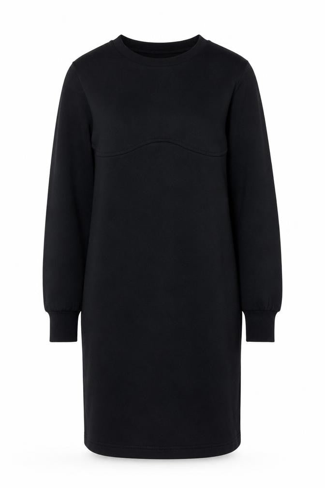 Front view of Noisy May Women's Black Cotton Dress, size S