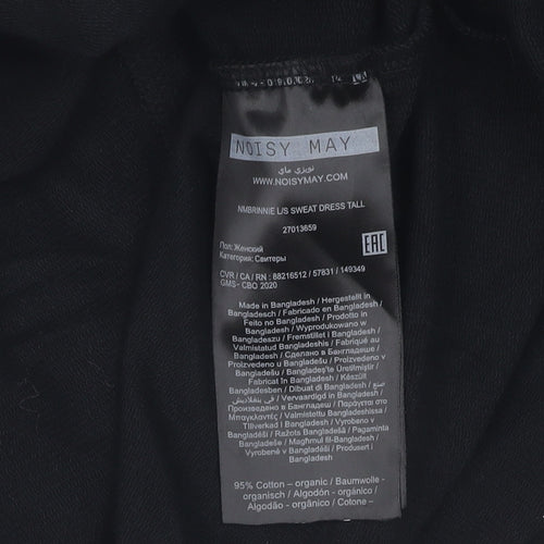 Noisy May Women's Black Cotton Dress, Size S