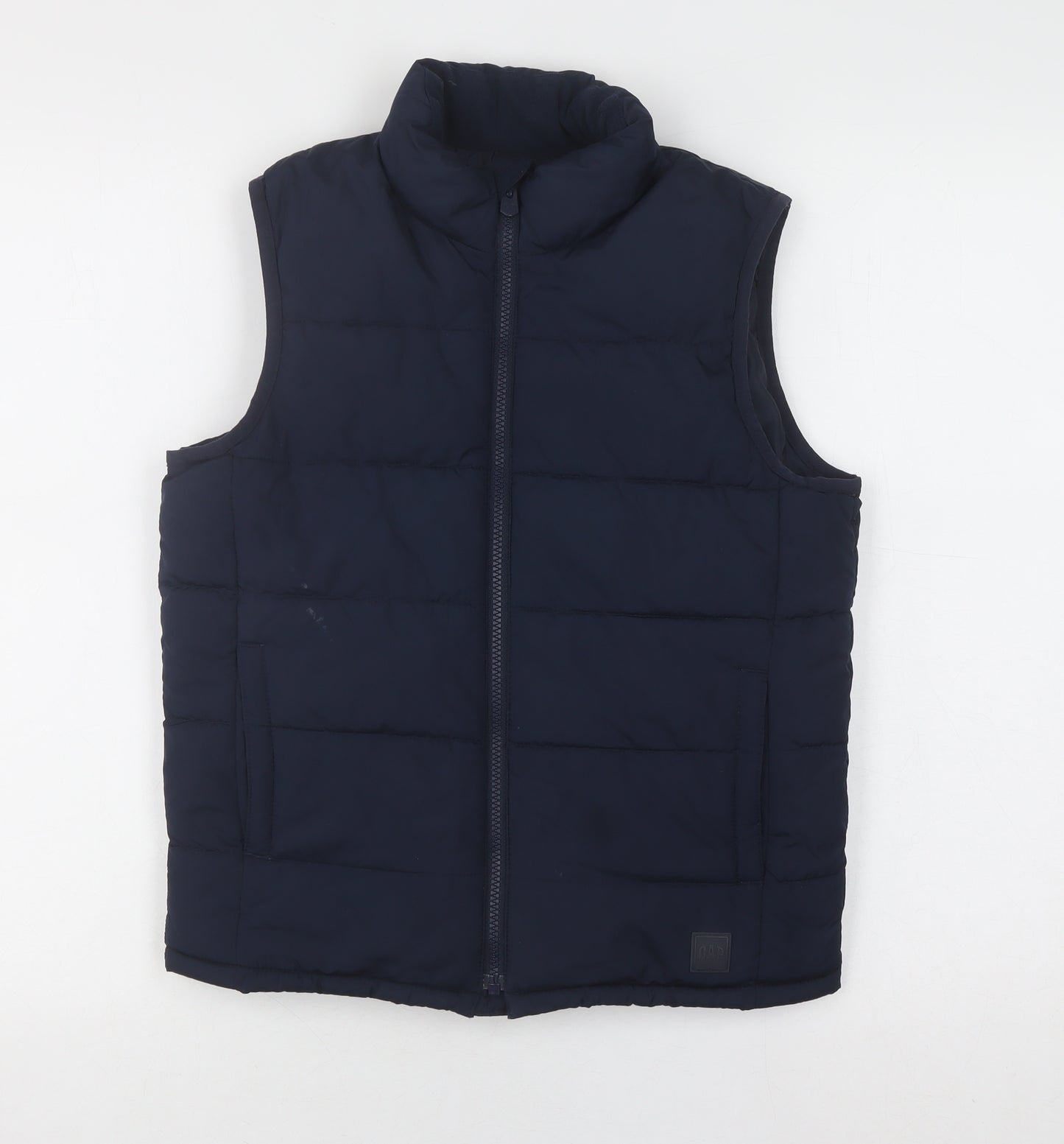 Gap Boys Blue Puffer Jacket 8-9 Years Sleeveless Winter Warm