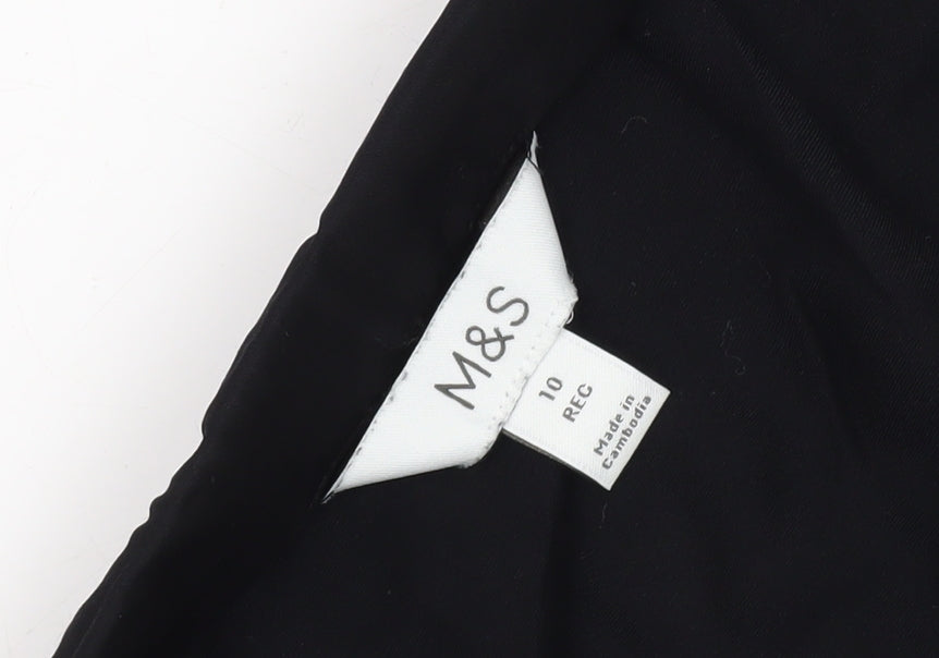 Marks and Spencer Women's Black Long Skirt Size 10