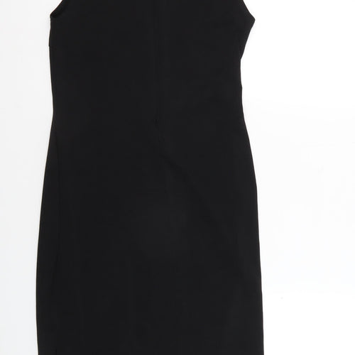 Kaliko Women's Black Sheath Dress, Size 14, High Neck