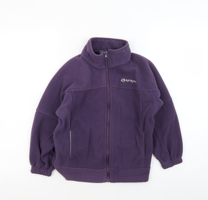 Sprayway Girls Purple 3-in-1 Fleece Jacket, Size 6 Years
