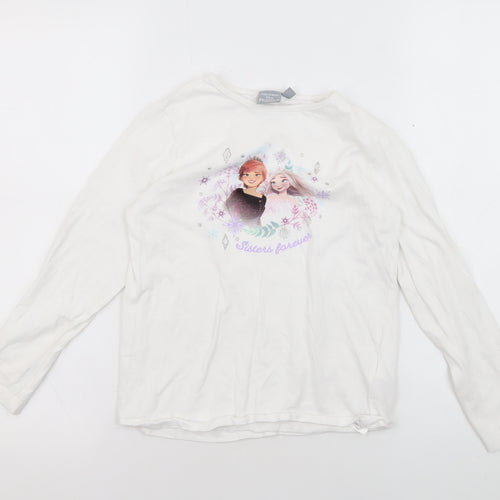 Disney Teens White Frozen Long Sleeve T-Shirt
