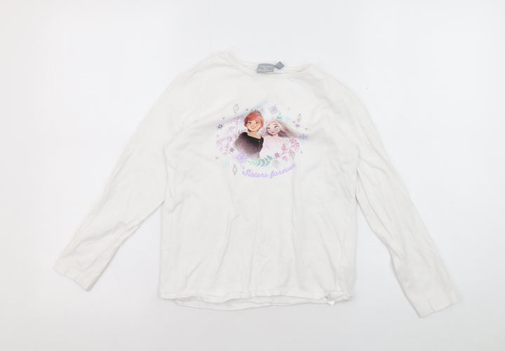 Disney Teens White Frozen Long Sleeve T-Shirt