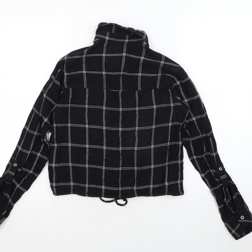 Abercrombie & Fitch Women's XS Black Check Shirt