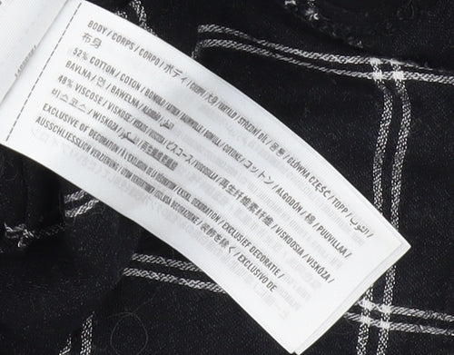 Abercrombie & Fitch Women's XS Black Check Shirt