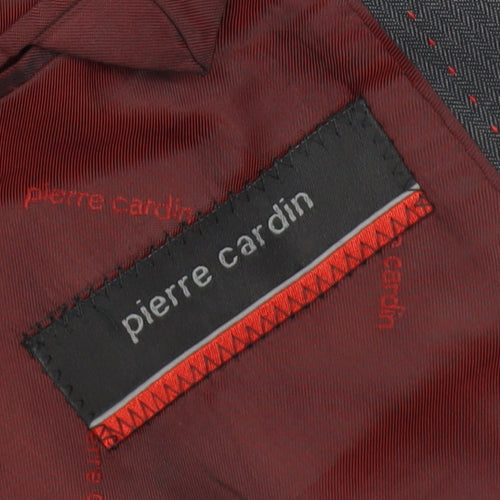 Pierre Cardin Men's Grey Suit Jacket 46 Regular